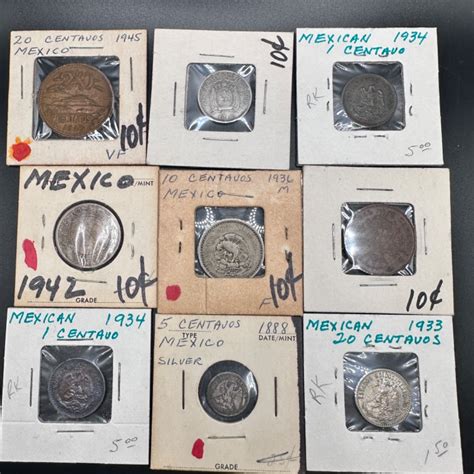 Lot Mexican Coins Slocal Estate Auctions Network