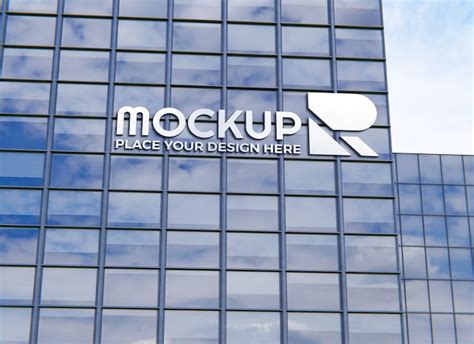 Glass Building Mockup Psd High Quality Free Psd Templates For Download