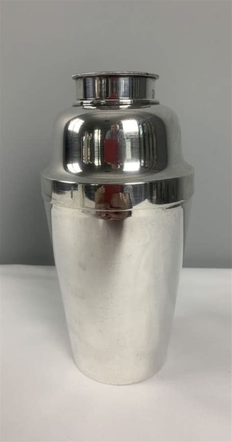 Walker Hall Art Deco Silver Plated Cocktail Shaker