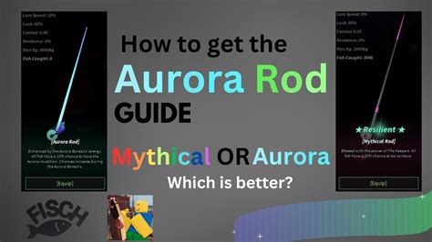 How To Get The New Aurora Rod In Fisch Roblox Is It Better Than