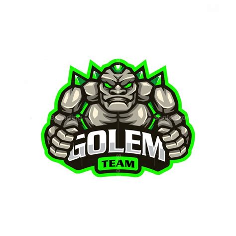 Golem Team Mascot Logo