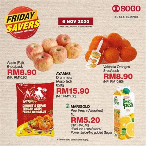 Nov Sogo Supermarket Friday Savers Promotion Everydayonsales