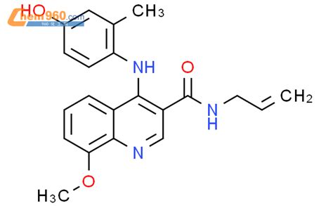 138587 05 0 3 Quinolinecarboxamide 4 4 Hydroxy 2 Methylphenyl Amino