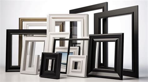 Different Types Of Picture Frames In Sizes Backgrounds Psd Free