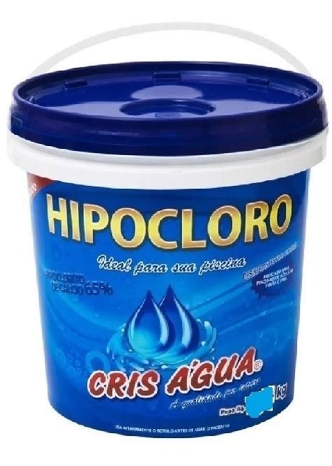 Cloro Granulado Em Pó Hipoclorito De Calcio 10 Kg Cris Água