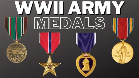 Wwii Us Army Medals Explained Youtube