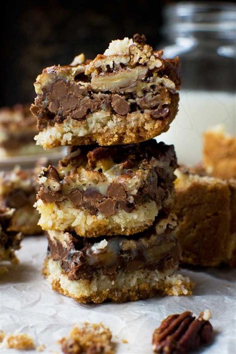 7 Layer Bars With Pecans Magic Bars Scrummy Lane