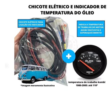 Indicador De Temperatura Do Leo Mm Chicote El Trico