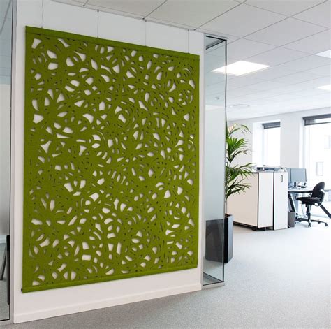 Beautiful Green Felt Color On The Wall In A Lawers Office Cutout In