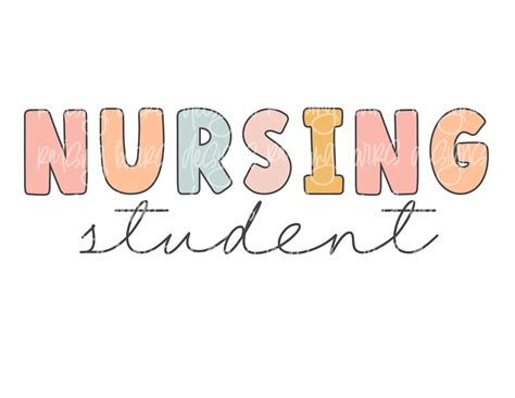 Nursing student sublimation nurse png nursing student png nurse digital