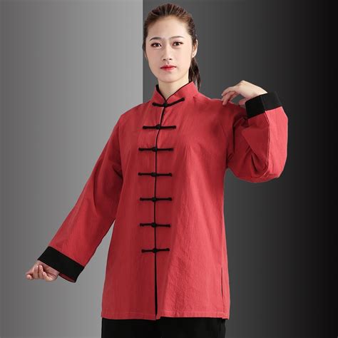 Women Tai Chi Clothing Chinese Kung Fu Uniforms Cotton Martial Art Zen