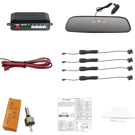 Amazon Riloer Wireless Car Reverse Radar Sensor Kit Dc V