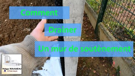 Comment drainer un mur de soutènement YouTube