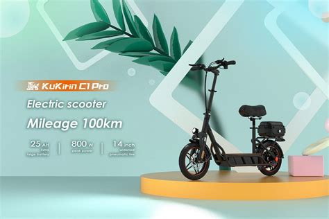 Kukirin C Pro Scooter El Ctrico Plegable V Ah Bater A W Motor