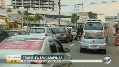 Bom Dia Cidade Campinas Piracicaba Novo Trecho Da Avenida John Boyd