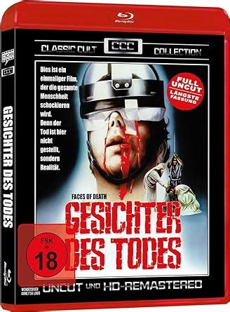 Gesichter Des Todes Uncut Classic Cult Edition Blu Ray Import