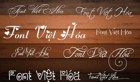 Download Font Việt Hóa Cực đẹp