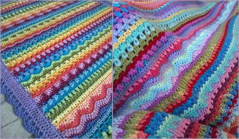 Tooty Stripey Baby Blanket Free Pattern