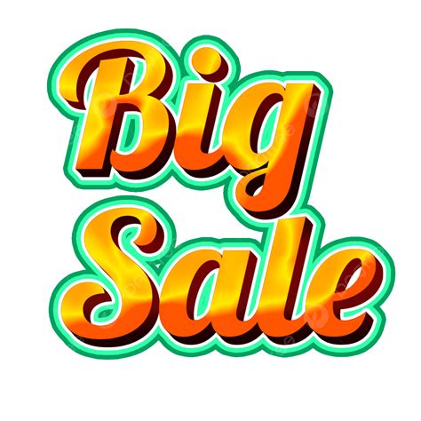 Big Sale Png Image Big Sale Orange Text Sale Orange Discount Png