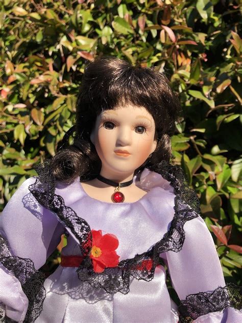 Striking Spanish Porcelain Doll Musical 16” Plays Spanish Eyes” Ebay