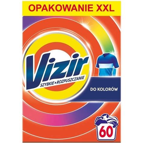 VIZIR COLOR Proszek do prania Kolor 60 prań 3 3 KG XXL Aqua Puder ERLI pl