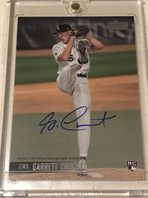 Topps Stadium Club Garrett Crochet Joe Museum Muuseo