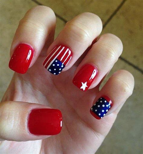 30 American Flag Inspired Stripes And Stars Nail Ideas Tutorials