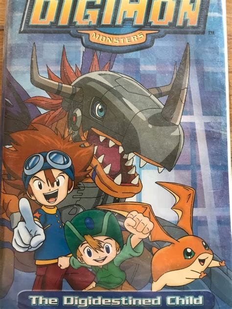 Digimon Digital Monsters The Digidestined Child Vhs 2000 Etsy