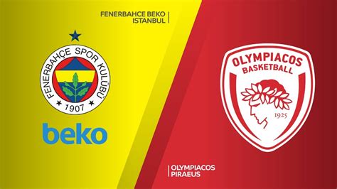 Fenerbahce Beko Istanbul Olympiacos Piraeus Highlights Turkish