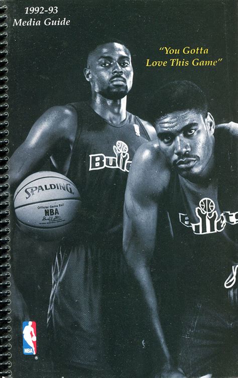 NBA Media Guide: Washington Bullets (1992-93) | SportsPaper.info