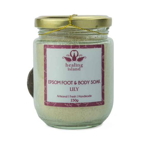 Epsom Foot And Body Salt Lily Healing Island