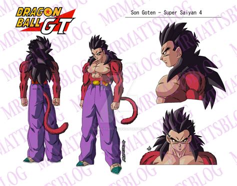 Goten Gt Super Saiyan 4 By Mrmattsblog On Deviantart