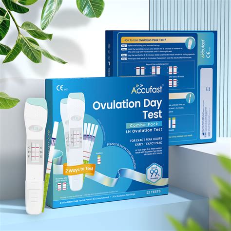 22pcs Accufast Ovulation Test Kit Opk Predict 6 Hours Later Ovulation