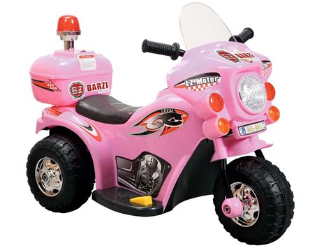 Moto El Trica Infantil Bz Cycle V Luz De Farol E Sirene Barzi