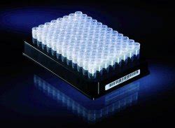 Cryobank Vials racks nero con 96 provette Capacità 1 0 ml sterile