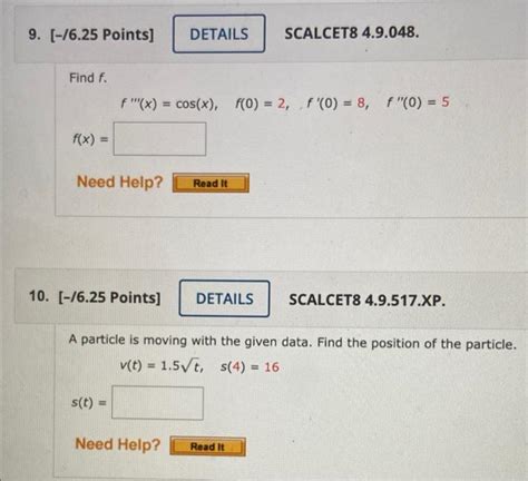 Solved Scalcet Find F Chegg