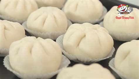 cach lam banh bao chay voi nhan rau cu thom ngon don gian tai nha