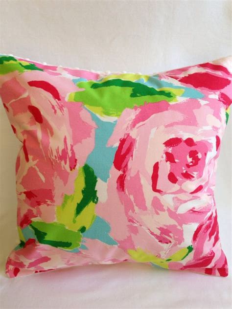 Lilly Pulitzer Pillow Lilly Pillow Cover Dorm Pillow Etsy Lilly