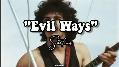 Santana Evil Ways Woodstock Subtitulado En Espa Ol Youtube