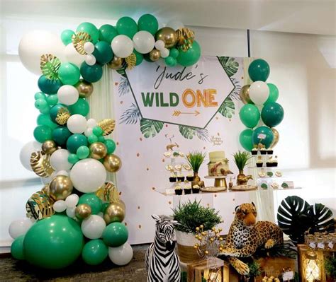 Wild One Safari Birthday Party Ideas Photo 1 Of 29 Safari Birthday