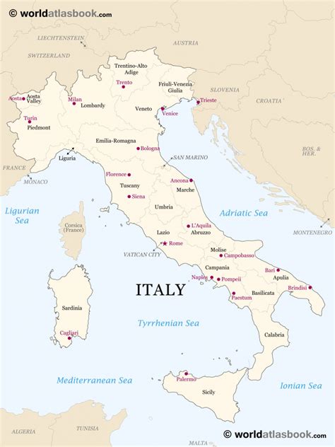 Printable Map Of Northern Italy - Printable Maps