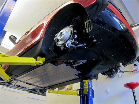 The Underbody Of The Bmw I3 Rex