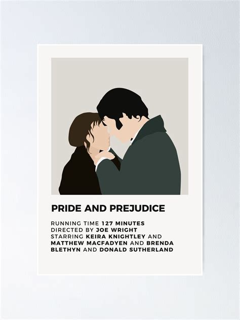 "Pride and Prejudice Minimalist Poster" Poster for Sale by honeydesigns ...