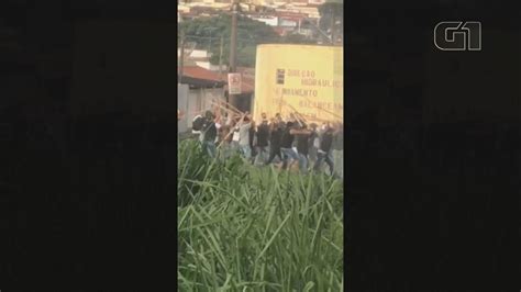 Torcedores De S O Paulo E Santos Entram Em Confronto Em Campinas V Deo