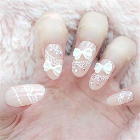 45 Wonderful Bow Nail Art Designs Hative