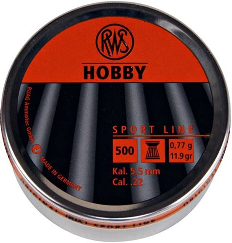 Rws Hobby Flathead Pellets Tin Of Balnecroft Country Clothing