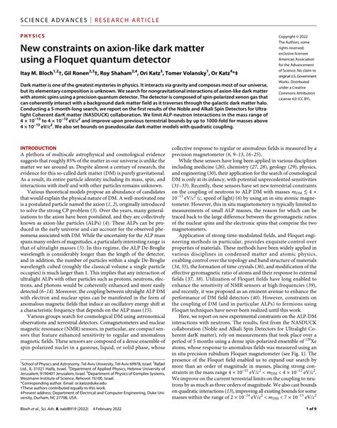 PDF New Constraints On Axion Like Dark Matter Using A Floquet Quantum