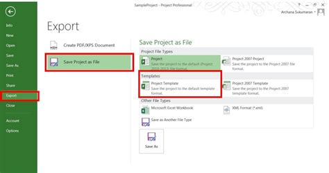 Creating Project Templates in Microsoft Project 2013 - Project ...