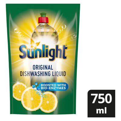 Sunlight Regular Degreasing Dishwashing Liquid Detergent Refill 750ml PnP