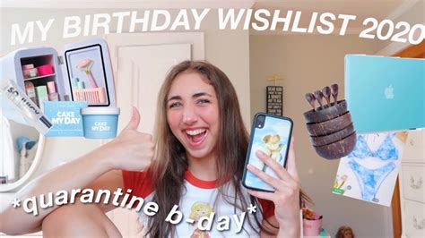 My Birthday Wishlist 2020trendy T Ideas Youtube